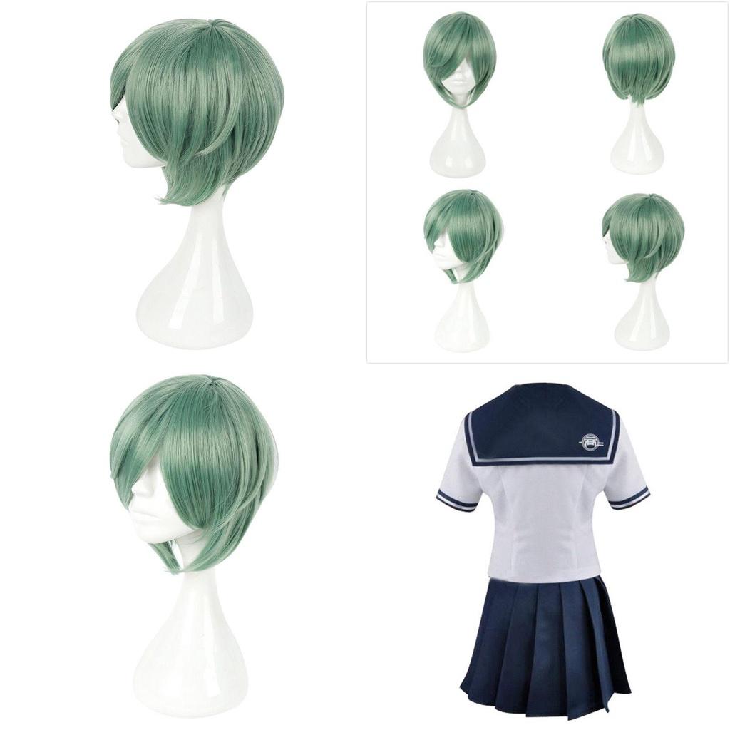 Danganronpa Another Episode Naegi Komaru Elegant White And Navy Blue Uniform Skirt Cosplay Costume With Sock
