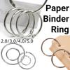 50/100Pcs O Ring Metal Binder Ring Sturdy Paper Binder Ring Loose Leaf Ring  School Office Supplies