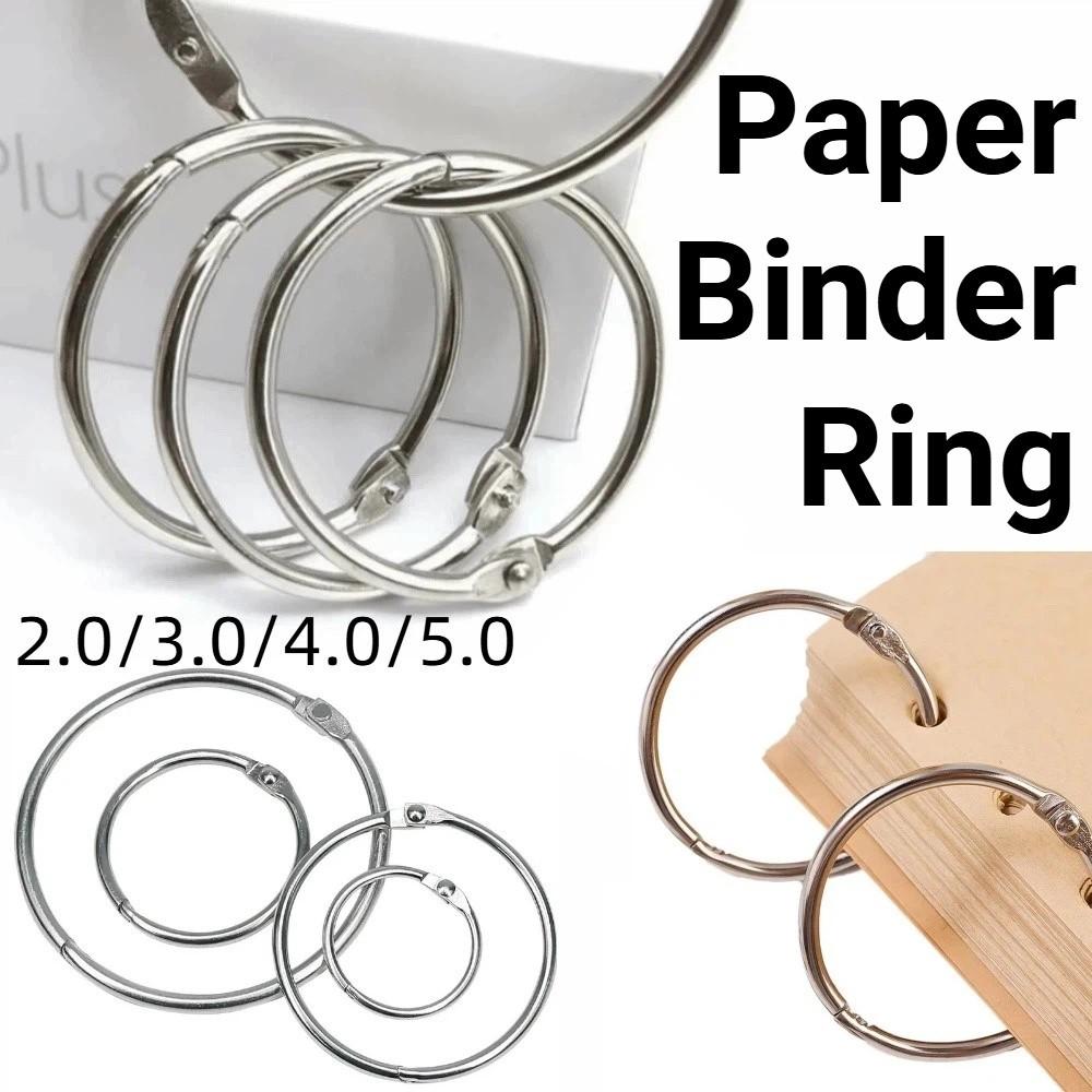 50/100Pcs O Ring Metal Binder Ring Sturdy Paper Binder Ring Loose Leaf Ring School Office Supplies