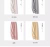 2025 Gray High-Waisted Wide-Leg Women's Sweatpants - Trendy Drapey and Loose for Spring and Autumn