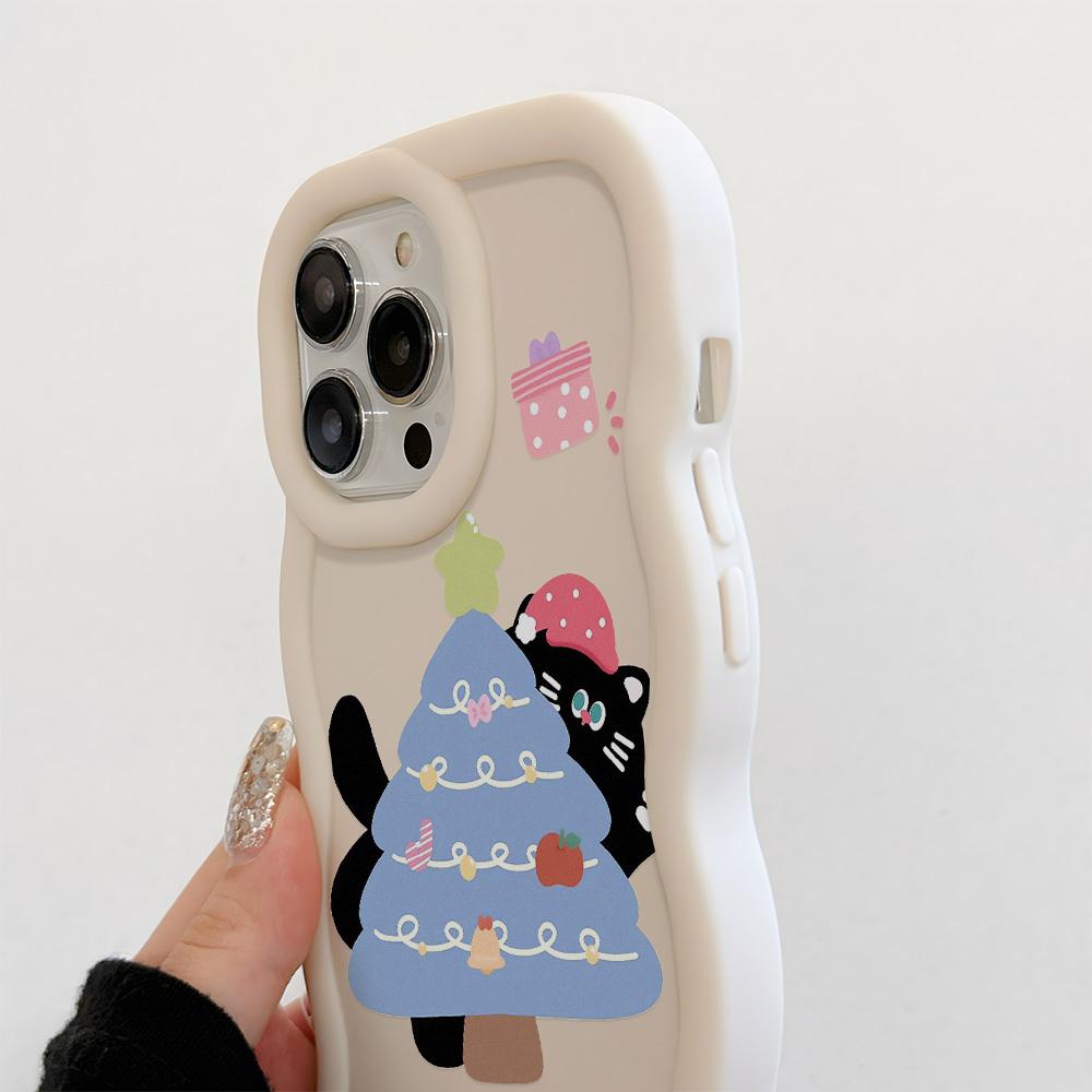 Mobile Phone Cases for iPhone 11 13 XR 15 Pro Max 12 14 Pro Max Case iPhone 16 7 Plus 8 Plus XS Max 15 Plus Macaron Cartoon Cute Anti-fall Waterproof