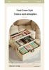 Cream-colored Multi-layer Medicine Storage Box, Large Capacity for Families