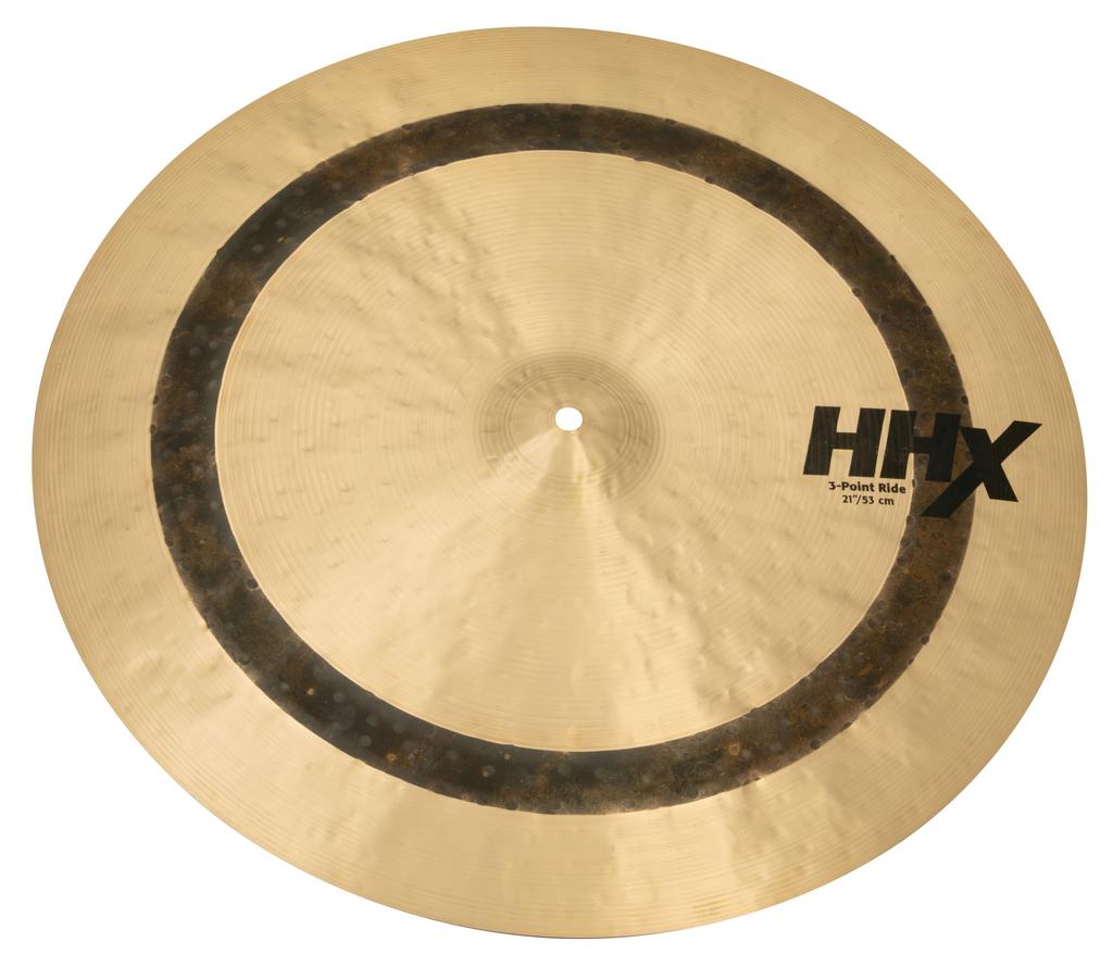 SABIAN HHX RIDE Ride Medium Thin Weight 3-POINT 21" HHX-21TPR