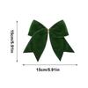 4pcs Christmas Velvet Bow Twisted Velvet Ribbon Gift Bow Christmas Tree Decoration Bow Gift Packaging Bow for Wreath Window