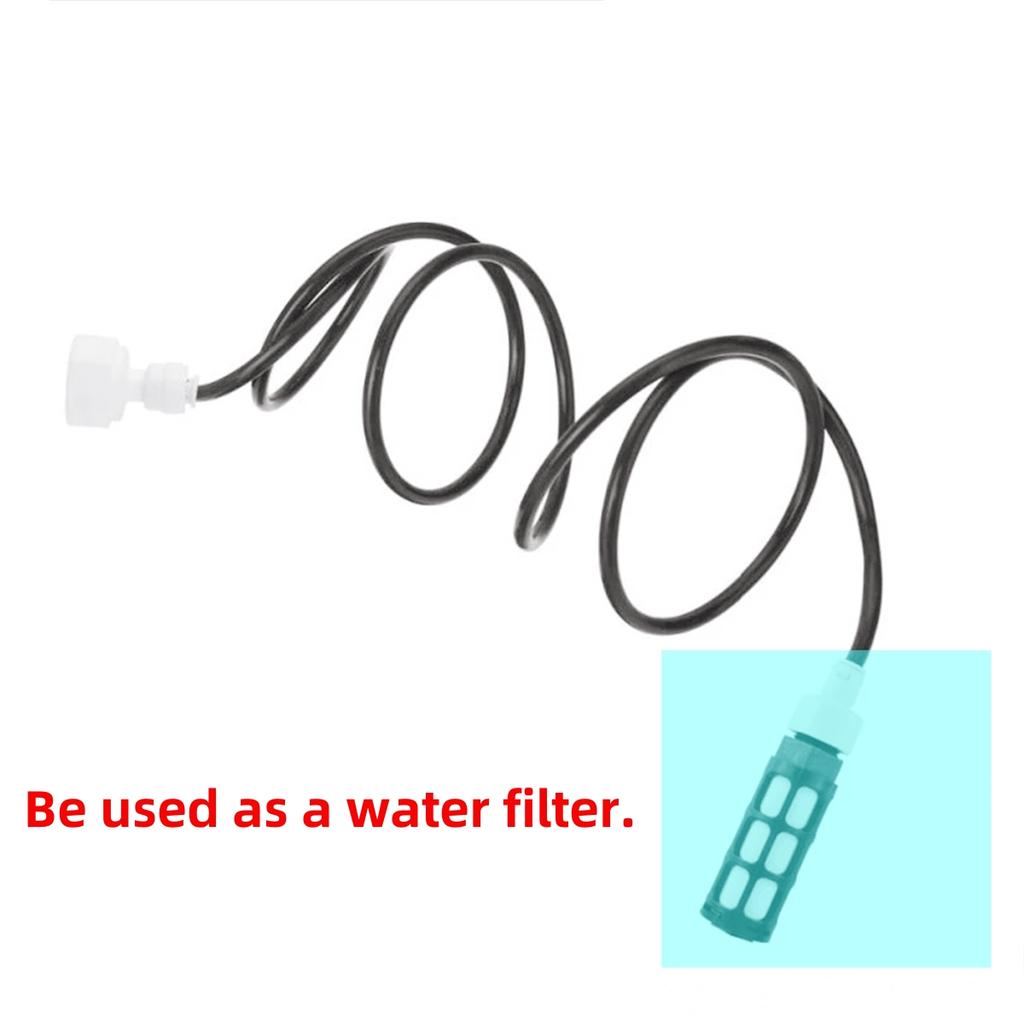 1/2" Male Thread Water Filter PP Cotton Mini Filter Garden Water Sprayer Misting System with 1/4" To 1/2"Female Thread Connector