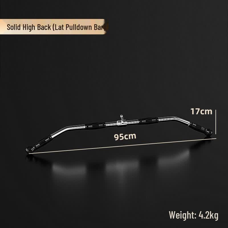 Yueji Hu Solid High-Back Lat Pulldown Bar