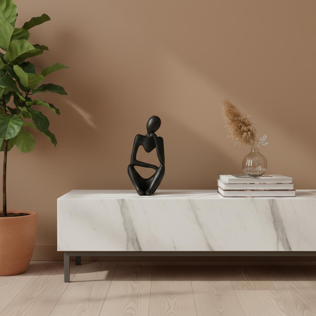 Modern Minimalist Luxury Decorative Ornament Abstract Creative Mini Figurine for Living Room Home Decoration