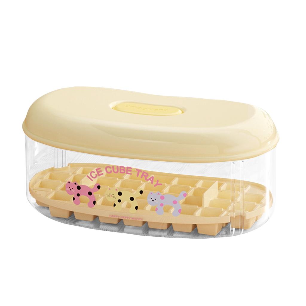 Mold Ice Making Press Refrigerator Ice Box Household Food Grade Homemade Ice Storage Box With Lid