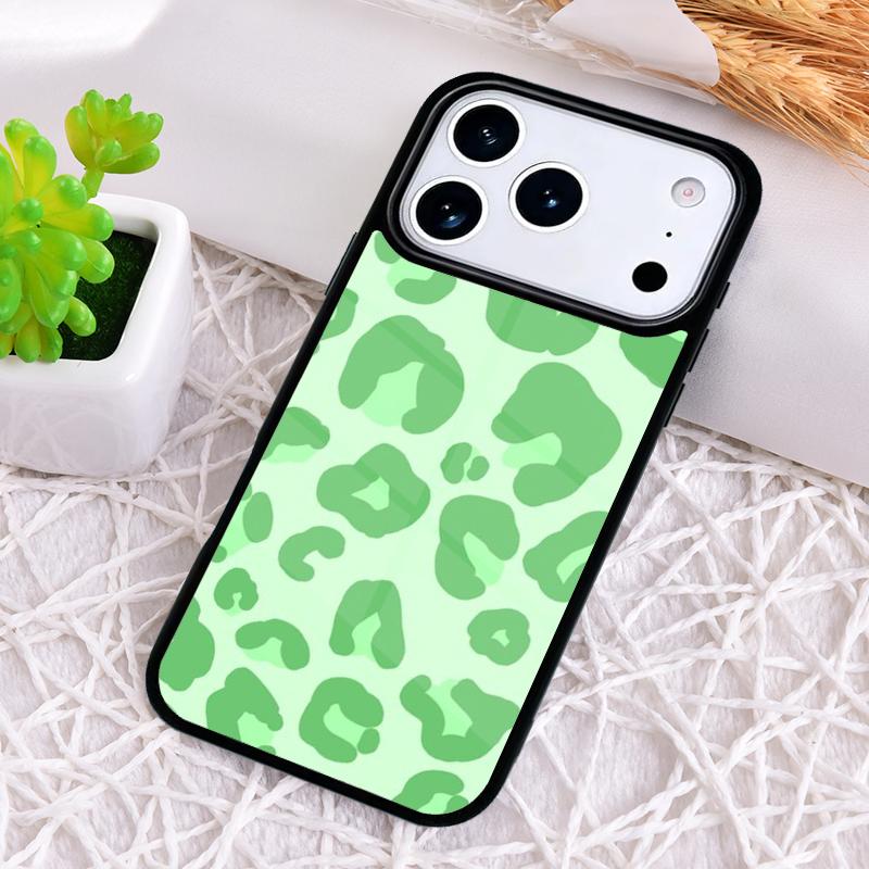 

Pastel Leopard Fur Shockproof Phone Case for iPhone 17 Air 16e 15 11 12 14 13 Pro Max Cover Coque iPhone 16