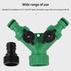 Garden Hose Y Connector 1/2" 3/4" Female Thread 2-Way Tap Adapter Quick Joint Kit With On/Off Valve Water Splitter Accessories