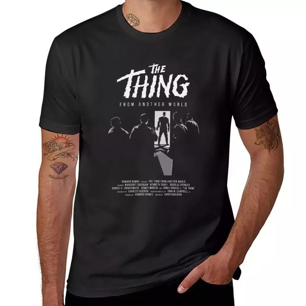 The Thing From Another World (1951) T-Shirt tees kawaii clothes Men's cotton t-shirt