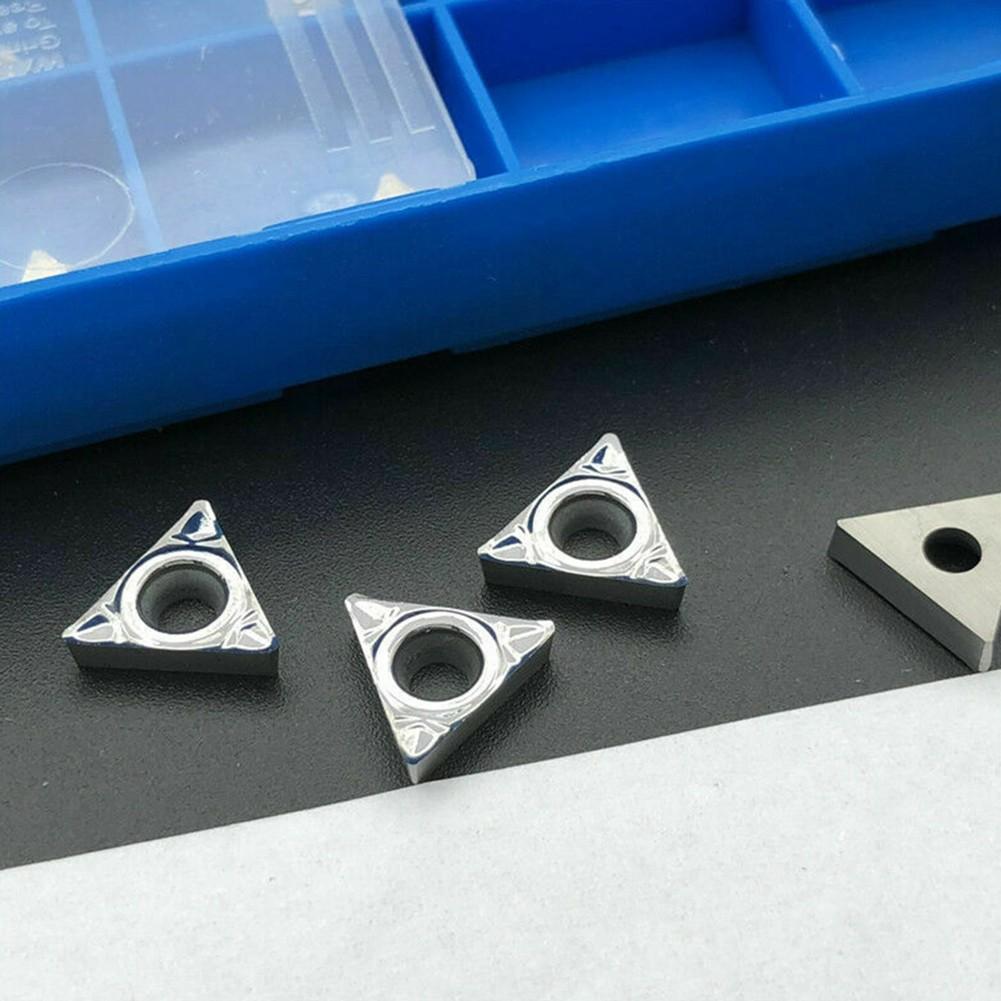 10pcs TCGT110208 -AK H01 Carbide triangle TCGT21.52-AK Aluminum turning insert