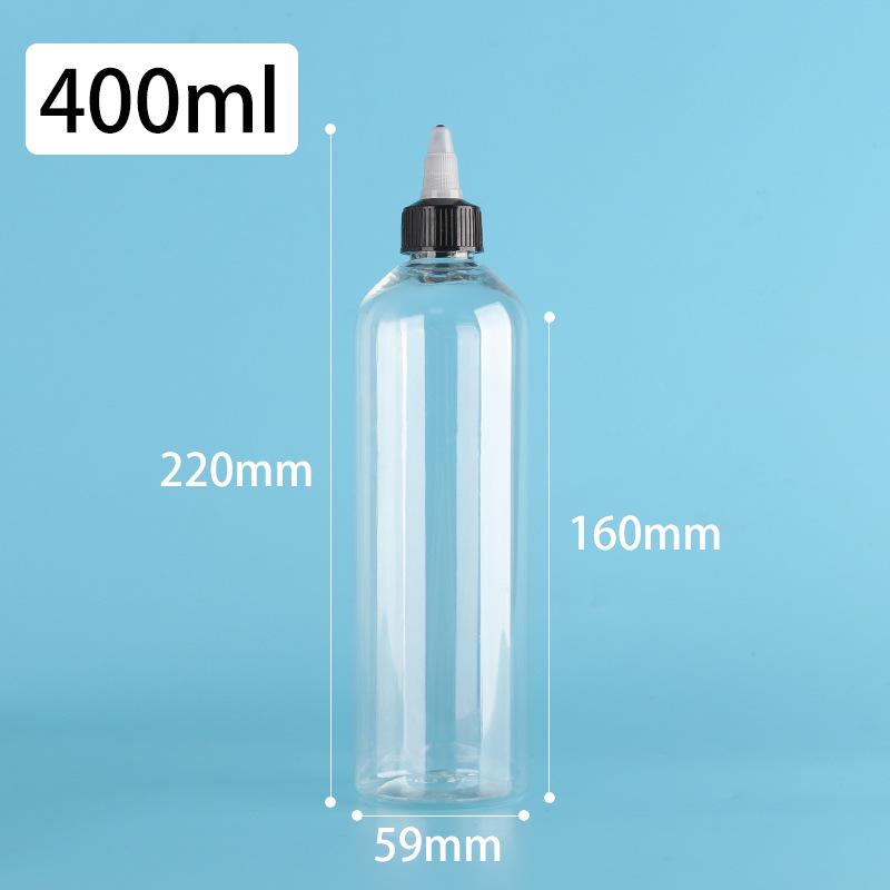 PET Jelly Bottle with Rotating Cap - Liquid Pigment Dropper, Refillable, Available in 60/80/100/200ml Sizes