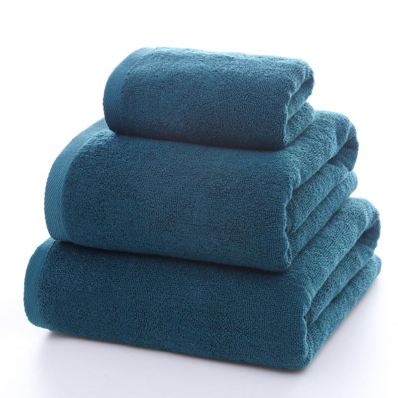 Flame Retardant Cotton Bath Towel for Therapy & Salon Use - Stain Resistant Dark Color