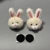 2Pcs Motorcycle Helmet Decoration Bear Rabbit Doll Sticker Helmet Decor for Motorbike Bicycle Headwear Accessories