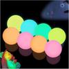 Vibrant 6cm Glow In The Dark Ceiling Bouncing Ball Stress Relief Toy For Everyone