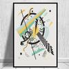 Abstract Poster Geometric Art Wassily Kandinsky Oil Painting and Wall Art Painting