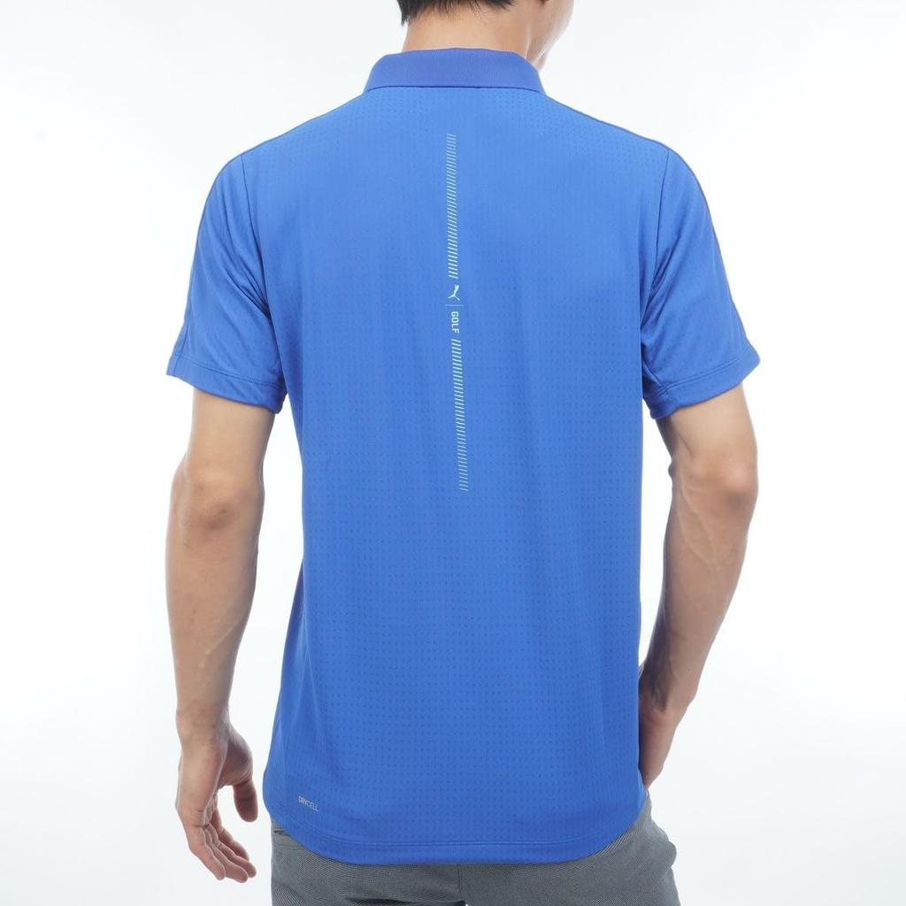 Golf Shadowcat ZIKU Polo Shirt [Puma] Half-Zip S/S (Short Sleeve) _63794002_Royal Sapphire_M