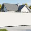 Balcony Privacy Screen 1.8 X 25 M Fabric with PU Coating White