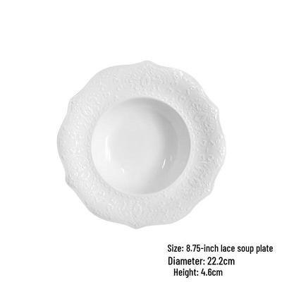 LISM Alice 8.75-inch Ceramic Soup Plate
