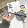 Outdoor Photochromic Sunglasses Ladies Intelligent Color Change Minus Diopter Glasses Trendy Myopia Prescription Lens Eyeglasses