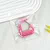 Cute Acrylic Charm Carabiner Climbing Buckle High Aesthetic Value Bag Pendant Creative Gift Keychain Backpack Handbook Decor