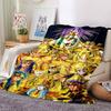Saint Seiya Print Flannel Blanket High Quality Warm Comfortable Cover for All Seasons Perfect for Gifts Home Decor