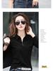 Women's Plus Size Solid Color Long Sleeve Polo Collar Slimming Outerwear T-Shirt - Spring/Summer Collection