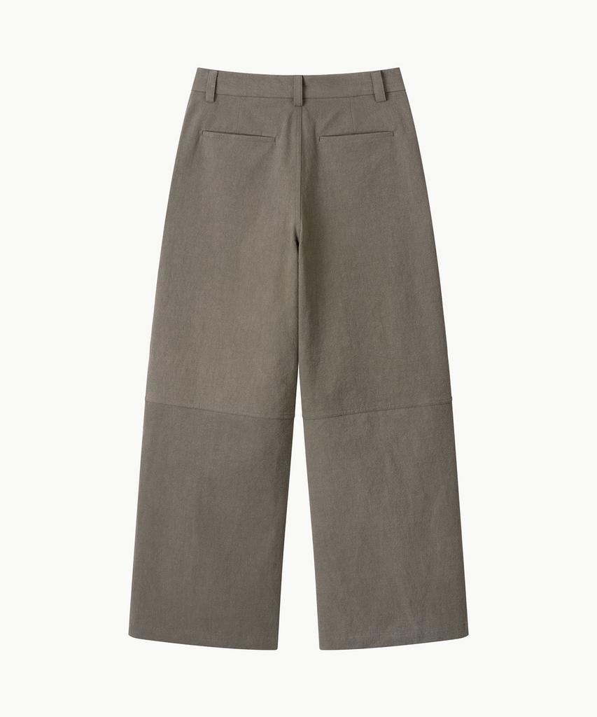 Leondi Wood Pitched Parachute Pants - Khaki