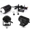 2Pcs 12W Motorcycle Spotlights  Waterproof Driving Lamp Dual Colour Fog Spot Light for Motorcycle Truck ATV