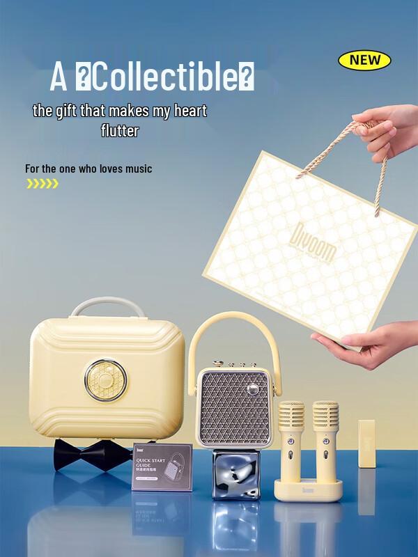 Divoom SongBird-SE Karaoke Bluetooth Speaker with Dual Mics