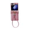 Luxury Shockproof Mobile Phone Cases with Lanyard for Z Flip7 Phone Compatible Folding Screen Protective Cover