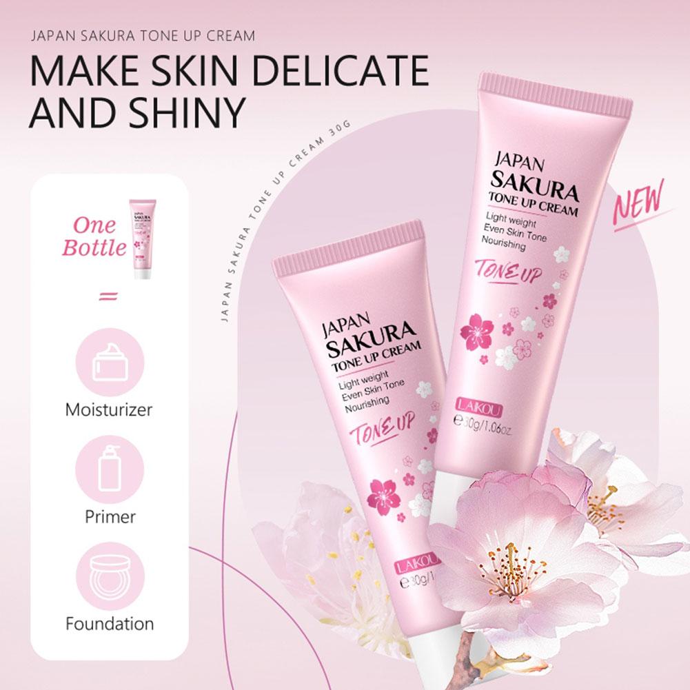 5/6pcs/set Japan Sakura Skin Care Set Serum Rejuvenating Cream Glowing Moisturizer Fade Blemishes