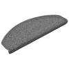 Step Mats 30 Pcs. 65 X 24 X 4 Cm Dark Gray Semi Circular Large