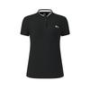 Fila Golf Series Fashionable Minimalist Comfortable Short Sleeve Polo Shirt Women Tops Deep-Black A11W625114FBK
