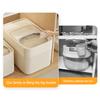Household Rice Bucket with Measuring Cup Large Capacity Airtight Rice Storage Container with Push-Pull Seal Cover Moisture And Insect