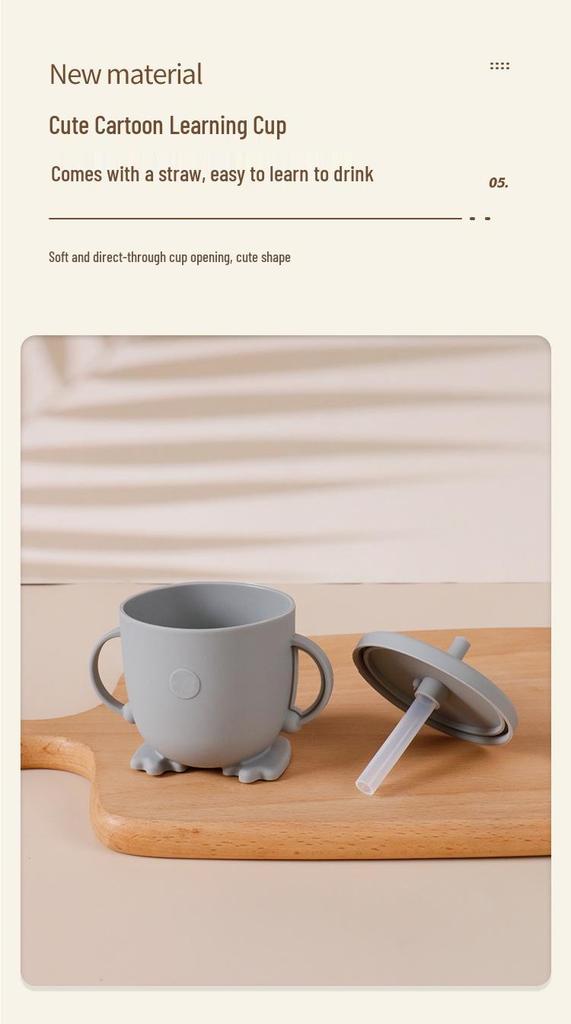 Silicone Suction Cup Bowl & Spoon Set for Babies - Children's Tableware
