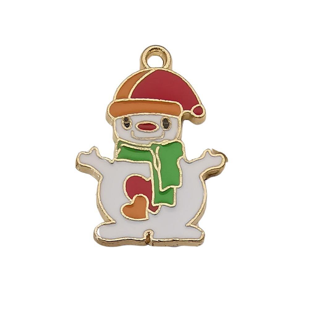 140 Kinds Of Christmas Drips Santa Claus Snowman Snowflake Deer Earrings Bracelet Pendant Diy Jewelry Accessories