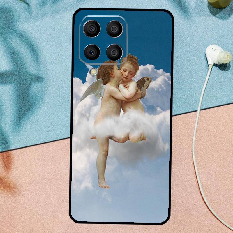 Renaissance Angels In Sky For Samsung Galaxy M53 M33 M11 M21 M31 M12 M13 M14 M15 M35 M34 M54 M32 M52 M06 M16 M55 Case