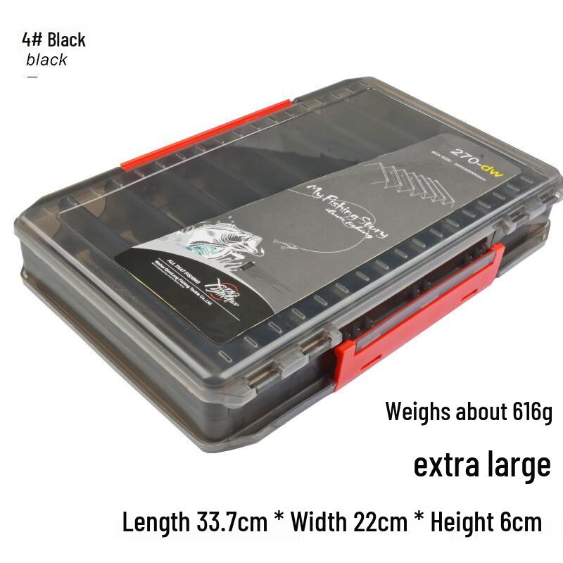 Wangfeng Double-Layer Fishing Lure & Accessory Storage Box