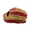 Rawlings Baseball Adult Hyper Tech Colors Size Throw Glove, Softball, [Outfielder's], 12.75, GR4HTCY719, Scarlet/Camel, Left-Handed