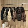 Winter new retro daily versatile personalized warm down jacket women's detachable natural real raccoon fur collar jacket