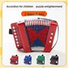Children's Accordion 2 Bass 7 Keys Beginner's Enlightenment of Western Instruments Music Early Education Learning Tools Gifts