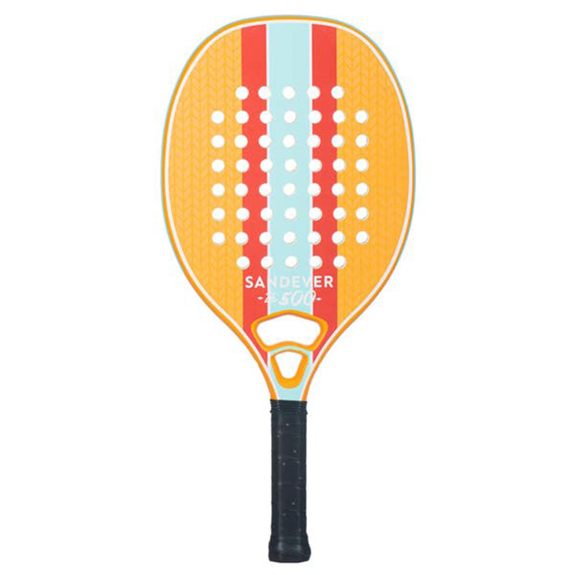 

DECATHLON Beach Tennis Racket, Yellow, Weighing Over 320g 325 +/- 7 g