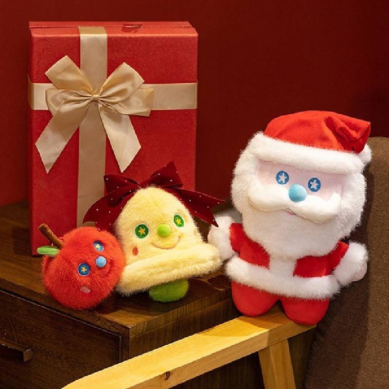 Santa Plush Figure Soft Toy For Kid Bedroom Decor And Christmas Gift