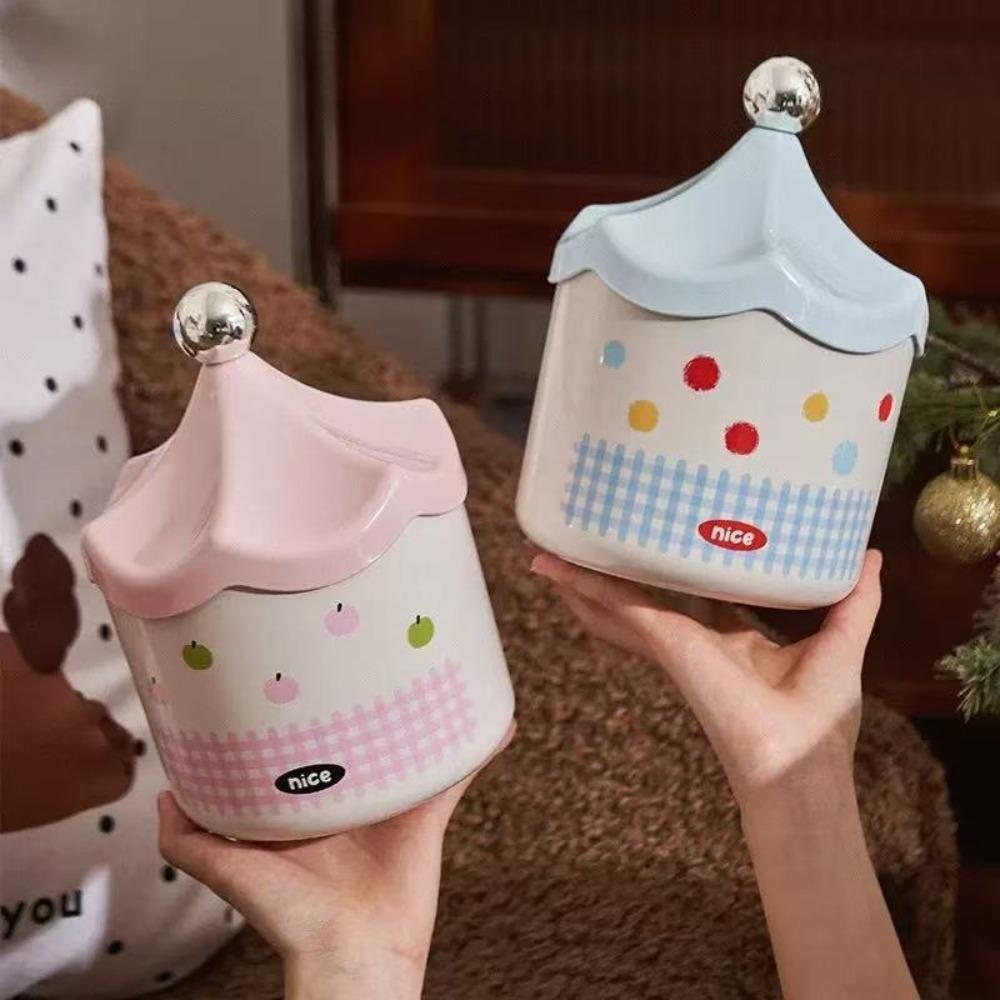 Dopamine Desktop Storage Box Cartoon Large Capacity Sundries Organizer with Lid Hair Accessories Storage Rack for Student Girls 1098₽