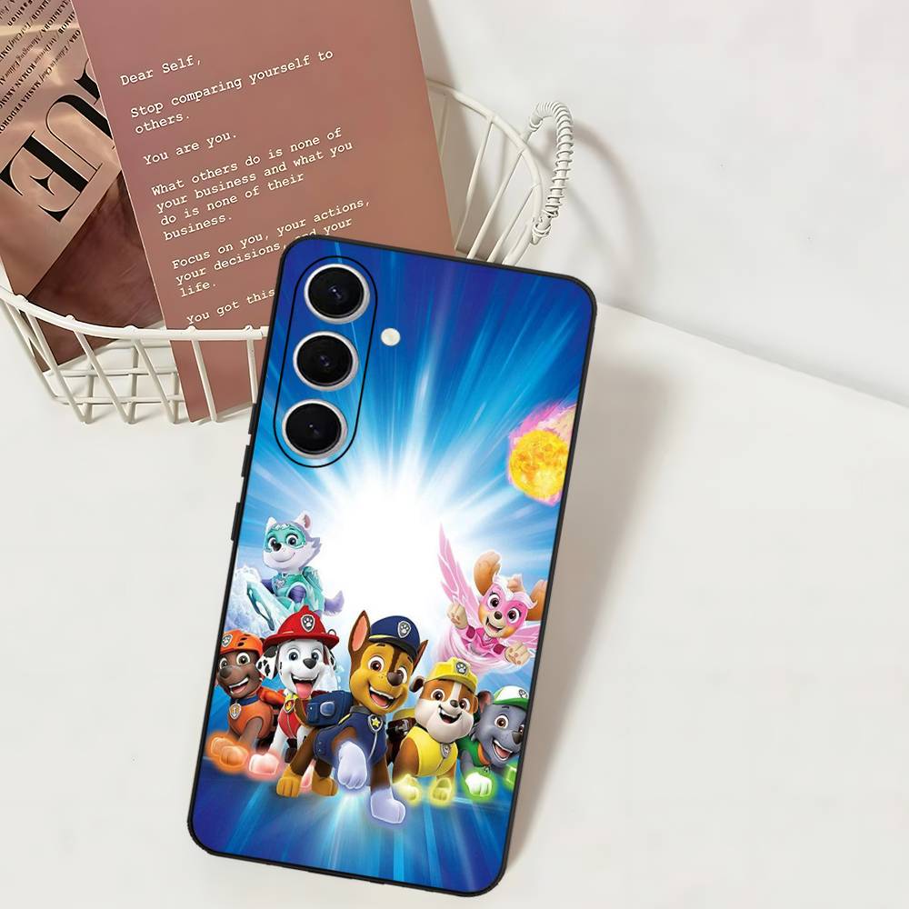 

Cute Cartoon P-paw Anime P-patrol Phone Case For Samsung S 24 Fe 25 Ultra Plus 20 Lite 21 30 22 23 24 22 Ultra 5G Fundas Samsung S22 Plus 5G