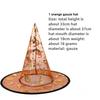 Halloween Prom Party Hat Witch Hat Witch Hat Veil Hat Printed Pumpkin Hat Black Tip Hat