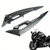 Carbon Fiber Motorcycle Wind Wings Self-Adhesive Aerodynamic Front Spoilers
