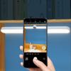USB Rechargeable Desk Lamp Eye Protection Magnet Adsorption Reading Night Light Stepless Dimming Digital Clock Charging Lamp